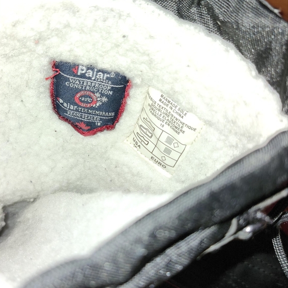 PERFECT CONDITION AUTHENTIC PAJAR WOMENS SIZE 10  WATERPROOF BOOTS. - Picture 7 of 10